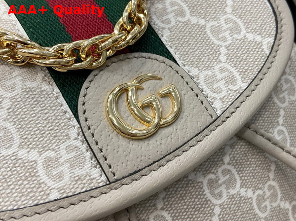 Gucci Ophidia Mini Backpack in Beige and White GG Supreme Canvas 795221 Replica