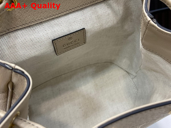 Gucci Ophidia Mini Backpack in Beige and White GG Supreme Canvas 795221 Replica