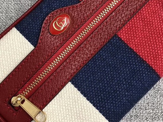 Gucci Ophidia Mini Bag Sylvie Stripe Canvas