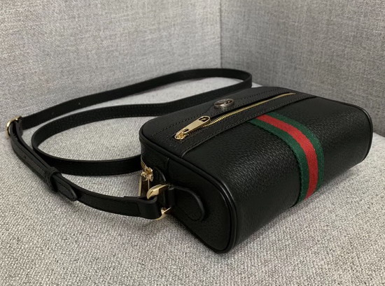 Gucci Ophidia Mini Bag in Black Leather 517350