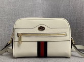 Gucci Ophidia Mini Bag in White Leather 517350