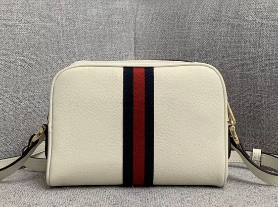 Gucci Ophidia Mini Bag in White Leather 517350