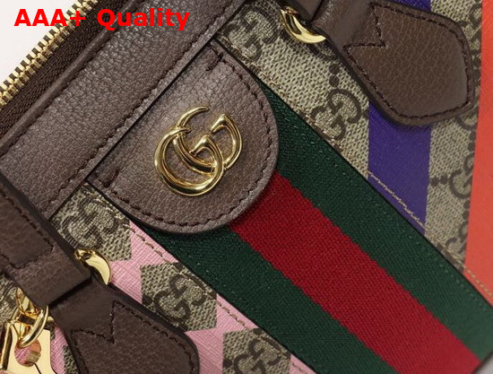 Gucci Ophidia Small Tote Bag GG Supreme Canvas with Geometric Print 547551 Replica