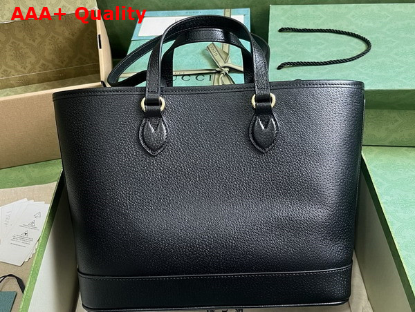 Gucci Ophidia Small Tote Bag in Black Leather 765043 Replica