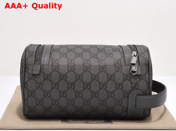 Gucci Ophidia Toiletry Case in Grey and Black GG Supreme Canvas 739670 Replica