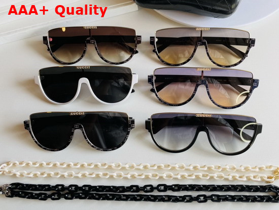 Gucci Oval Sunglasses with Chain Replica