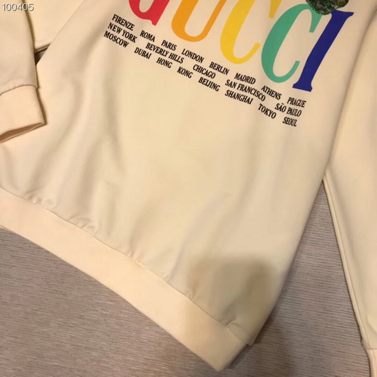 Gucci Oversize Sweatshirt with Gucci Cities and Tiger Natural Cotton