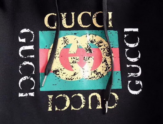 Gucci Oversize Sweatshirt with Gucci Logo Black Cotton