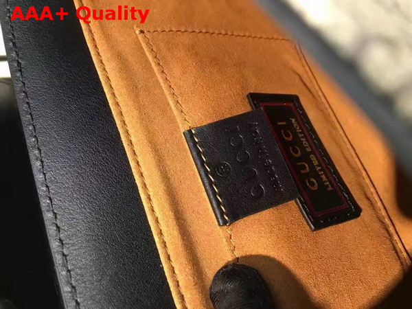 Gucci Padlock GG Supreme Shoulder Bag Black Replica