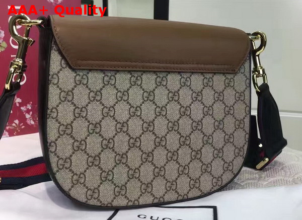 Gucci Padlock GG Supreme Shoulder Bag Brown Replica