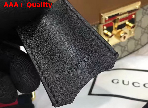 Gucci Padlock GG Supreme Shoulder Bag Brown Replica