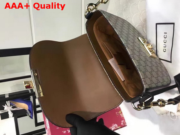 Gucci Padlock GG Supreme Shoulder Bag Brown Replica