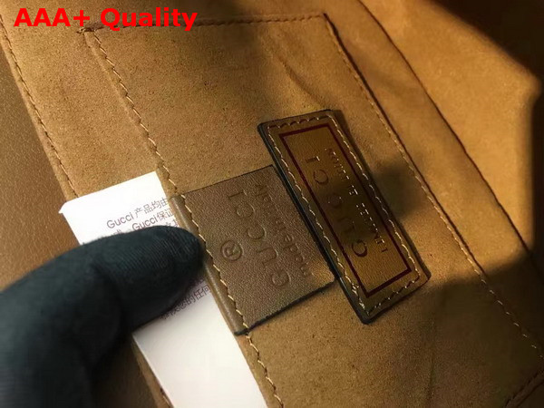 Gucci Padlock GG Supreme Shoulder Bag Brown Replica