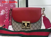 Gucci Padlock GG Supreme Shoulder Bag Red Replica