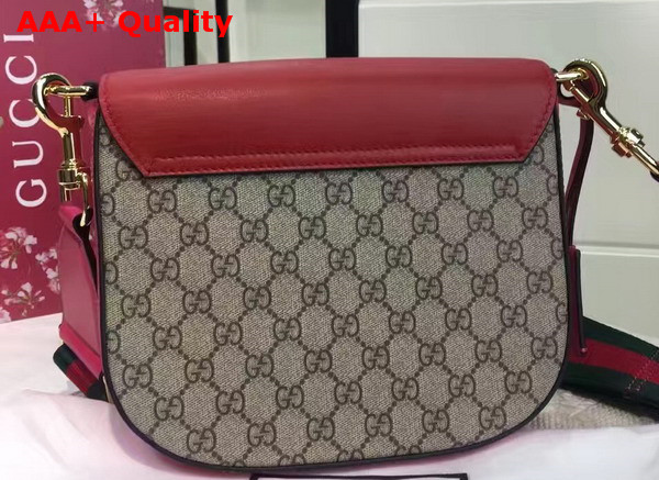 Gucci Padlock GG Supreme Shoulder Bag Red Replica