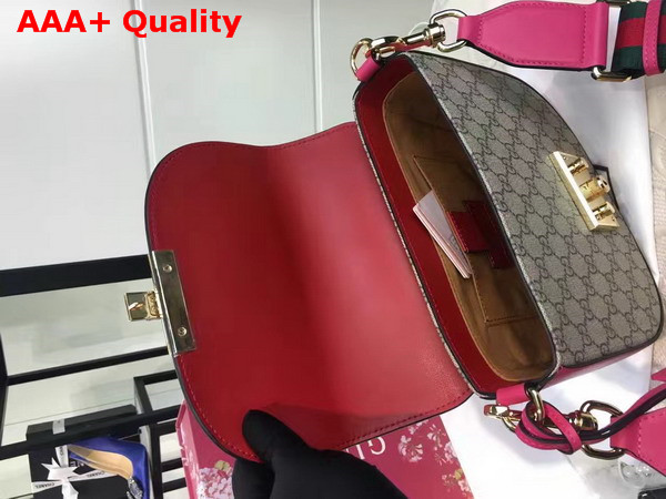 Gucci Padlock GG Supreme Shoulder Bag Red Replica