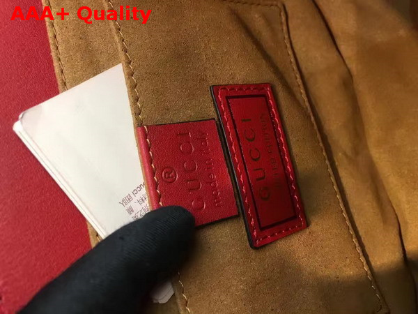 Gucci Padlock GG Supreme Shoulder Bag Red Replica