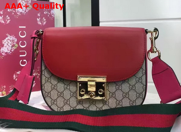 Gucci Padlock GG Supreme Shoulder Bag Red Replica