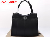 Gucci Petite GG Medium Tote Bag in Black Leather 745911 Replica