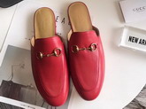 Gucci Princetown Leather slipper in Red Calfskin Leather