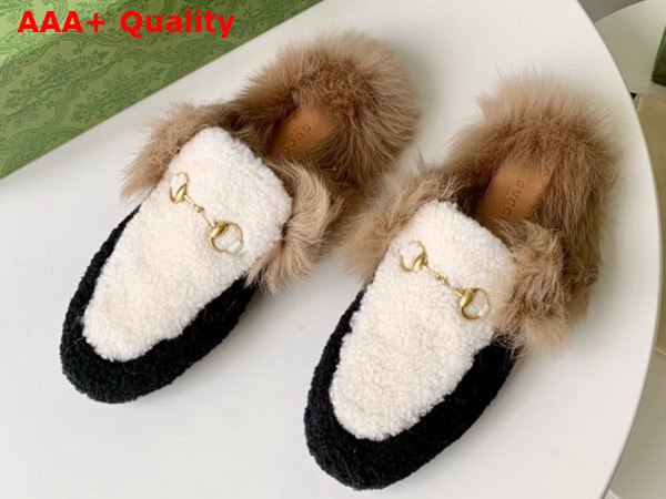 Gucci Princetown Slipper in Lamb Wool and Shearling Replica