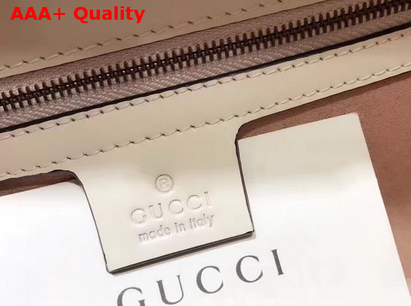 Gucci Queen Margaret Leather Shoulder Bag Black and White Leather Replica