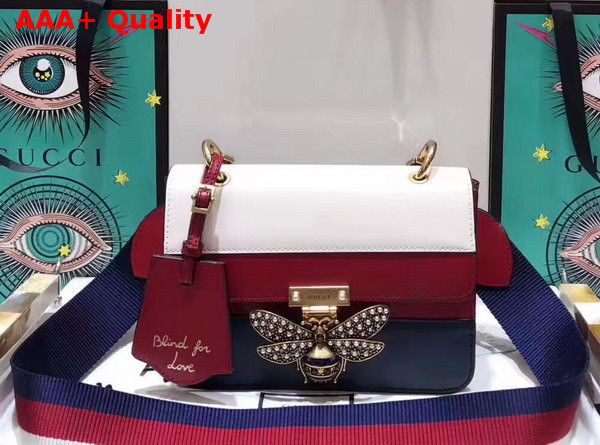 Gucci Queen Margaret Leather Shoulder Bag Multicolor Leather Replica