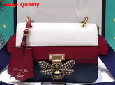 Gucci Queen Margaret Leather Shoulder Bag Multicolor Leather Replica