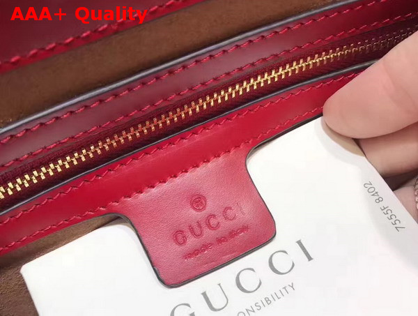 Gucci Queen Margaret Leather Top Handle Bag Multicolor Leather Replica