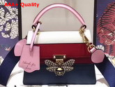 Gucci Queen Margaret Leather Top Handle Bag Multicolor Leather Replica