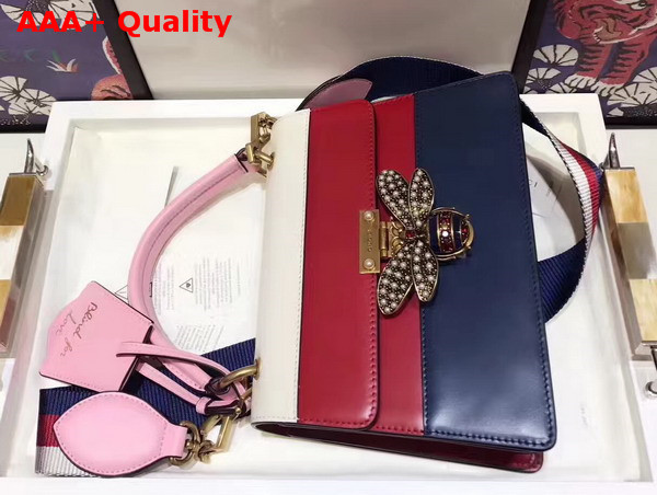 Gucci Queen Margaret Leather Top Handle Bag Multicolor Leather Replica