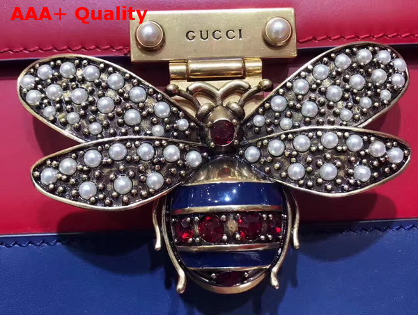 Gucci Queen Margaret Leather Top Handle Bag Multicolor Leather Replica