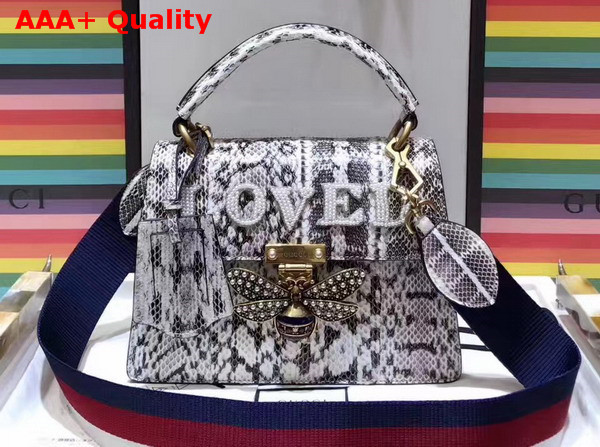 Gucci Queen Margaret Snakeskin Top Handle Bag Replica