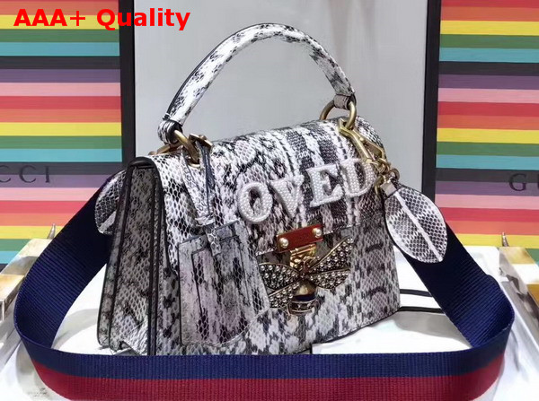 Gucci Queen Margaret Snakeskin Top Handle Bag Replica