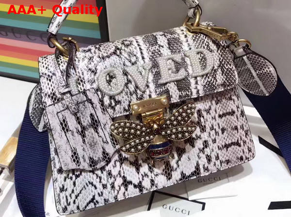 Gucci Queen Margaret Snakeskin Top Handle Bag Replica