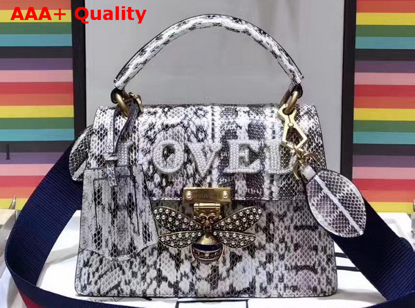 Gucci Queen Margaret Snakeskin Top Handle Bag Replica