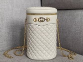 Gucci Quilted Leather Belt Bag White Leather 572298