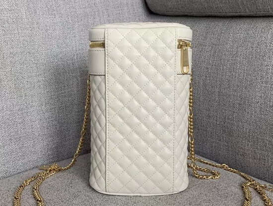 Gucci Quilted Leather Belt Bag White Leather 572298