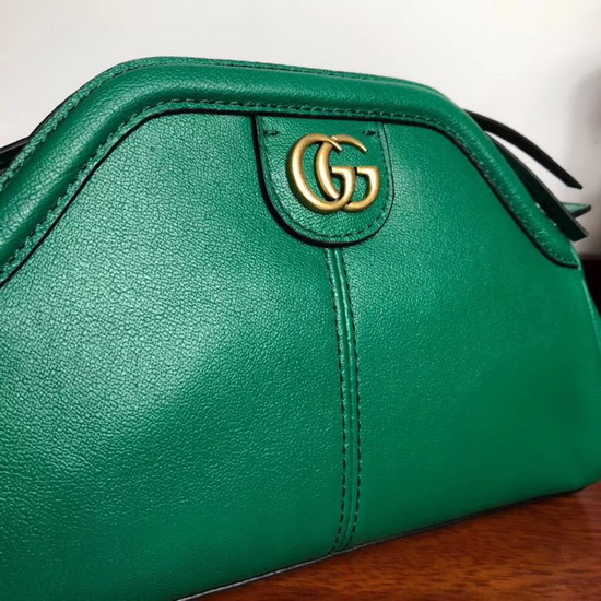 Gucci Rebelle Small Shoulder Bag Emerald Green Leather