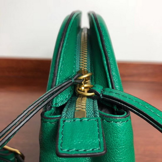 Gucci Rebelle Small Shoulder Bag Emerald Green Leather