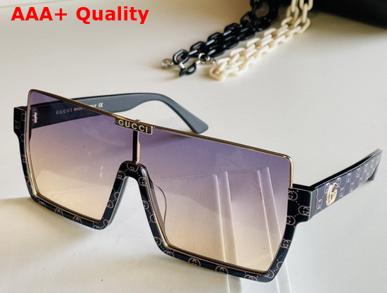 Gucci Rectangular Frame Sunglasses with Chain Replica