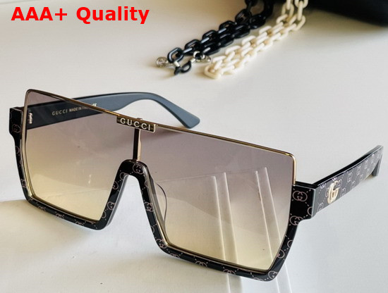 Gucci Rectangular Frame Sunglasses with Chain Replica