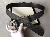 Gucci Reversible GG Supreme Belt GG Supreme and Black Leather