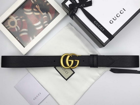 Gucci Reversible Leather Belt with Double G Buckle Black Leather Reverses to Brown Leather 474350