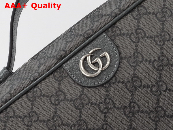 Gucci Savoy Shoe Case in Grey and Black GG Supreme Canvas 752587 Replica