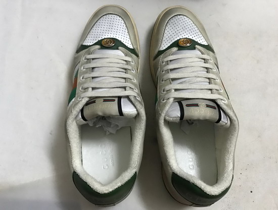 Gucci Screener Leather Sneaker White Leather 546163