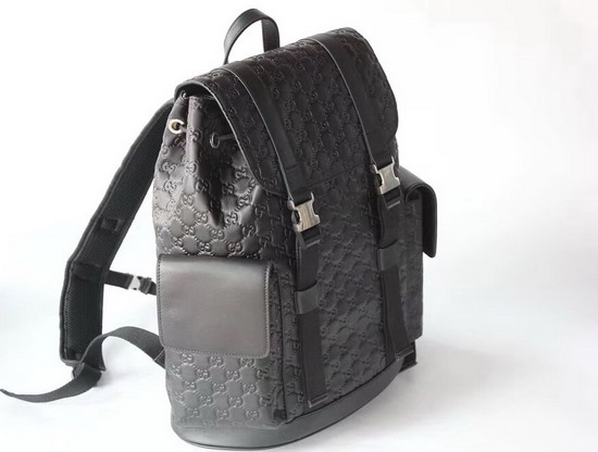 Gucci Signature Backpack in Black 473880