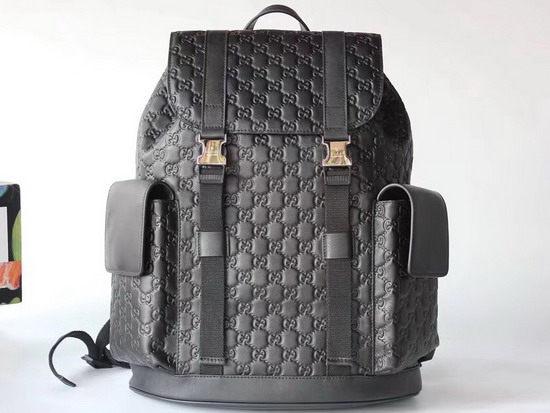 Gucci Signature Backpack in Black 473880