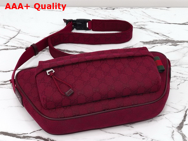 Gucci Small GG Crossbody Bag in Gucci Rosso Ancora Red Original GG Canvas 802096 Replica