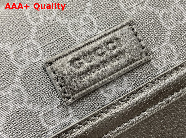 Gucci Small GG Crossbody Bag with Tag in Black Leather 795464 Replica